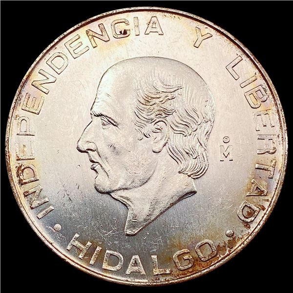 1955 Mexico Silver 5 Pesos UNCIRCULATED