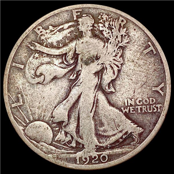 1920-D Walking Liberty Half Dollar NICELY CIRCULATED
