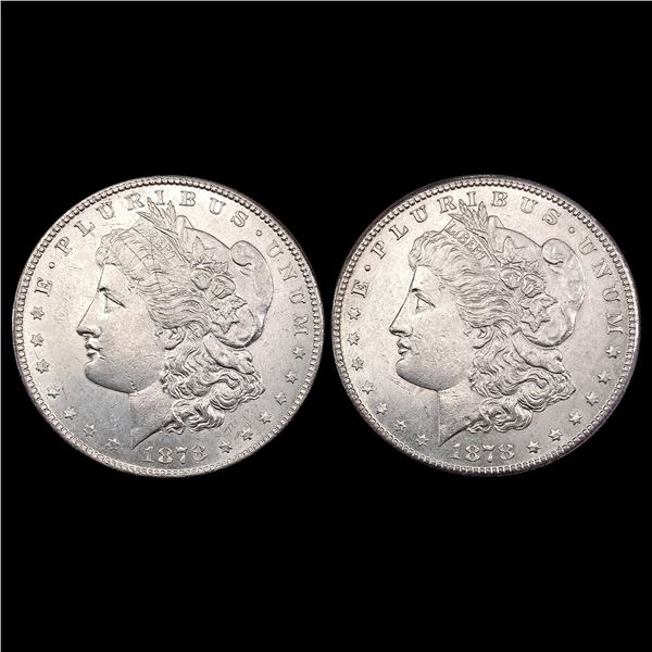 [2] 1878-S Morgan Silver Dollar UNCIRCULATED