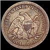 Image 2 : 1856 Seated Liberty Quarter NICELY CIRCULATED