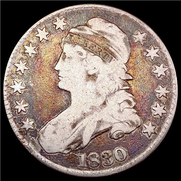 1830 Capped Bust Half Dollar NICELY CIRCULATED