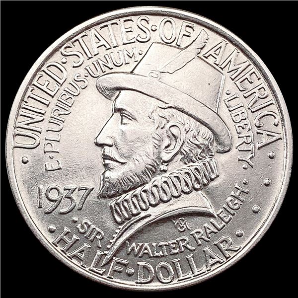 1937 Roanoke Half Dollar GEM BU