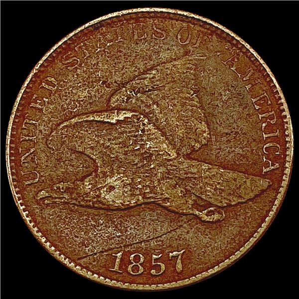 1857 Flying Eagle Cent NICELY CIRCULATED