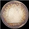 Image 1 : 1860 Seated Liberty Quarter NICELY CIRCULATED