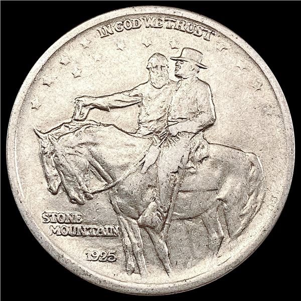 1925 Stone Mountain Half Dollar NEARLY UNCIRCULATED