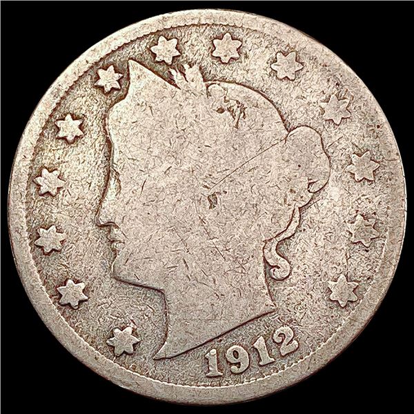 1912-S Liberty Victory Nickel NICELY CIRCULATED