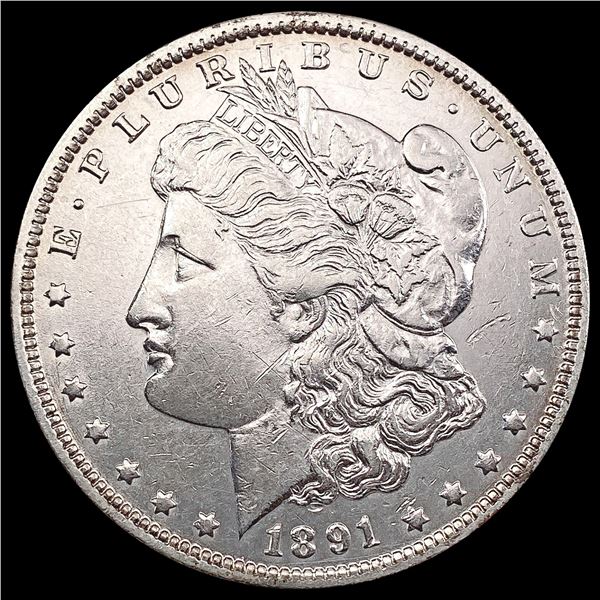 1891-O Morgan Silver Dollar NEARLY UNCIRCULATED