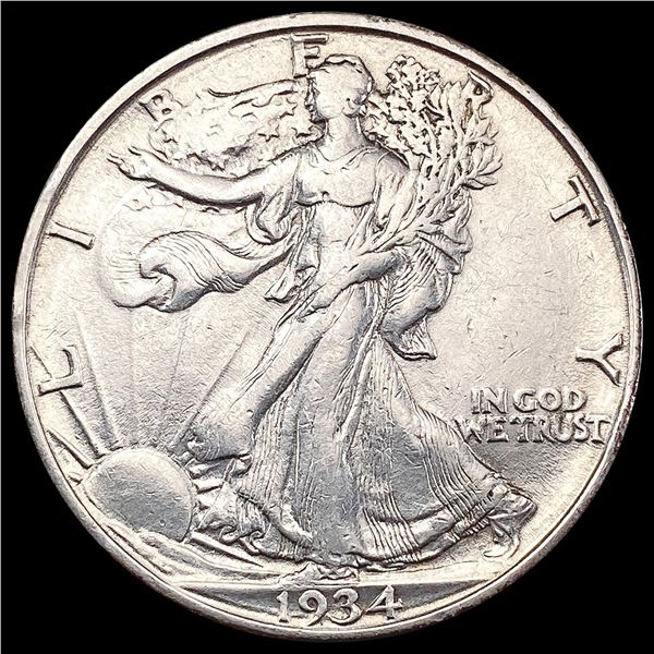 1934-D Walking Liberty Half Dollar CHOICE AU