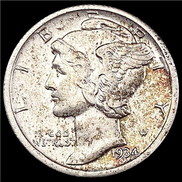 1934-D Mercury Dime UNCIRCULATED