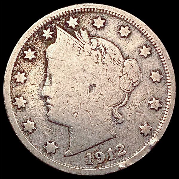 1912-S Liberty Victory Nickel NICELY CIRCULATED