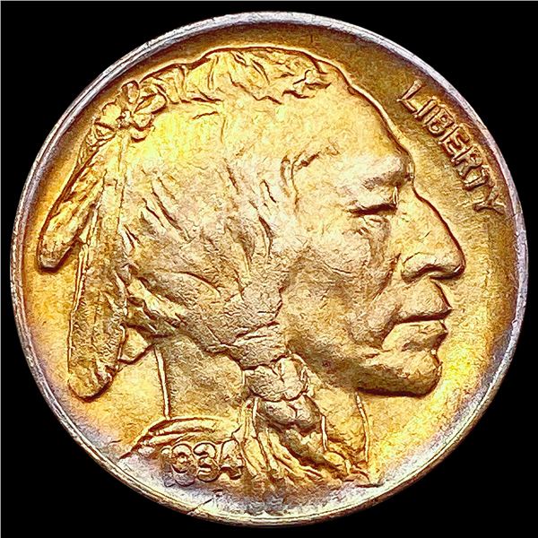 1934-D Buffalo Nickel GEM BU
