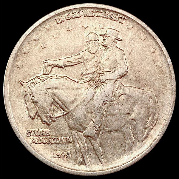 1925 Stone Mountain Half Dollar NEARLY UNCIRCULATED