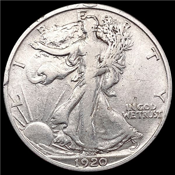 1920 Walking Liberty Half Dollar NEARLY UNCIRCULATED