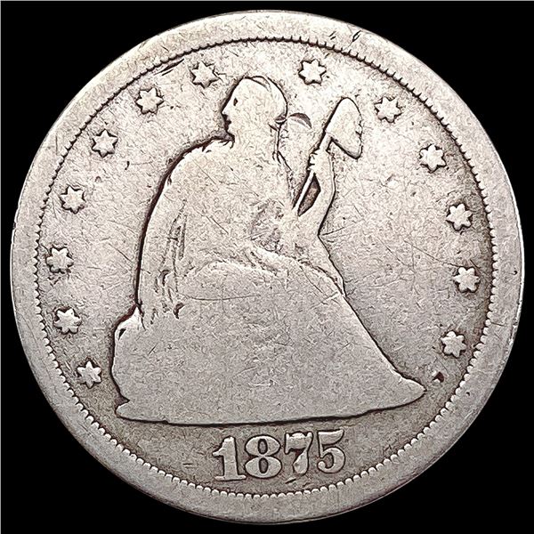 1875-S Twenty Cent Piece NICELY CIRCULATED