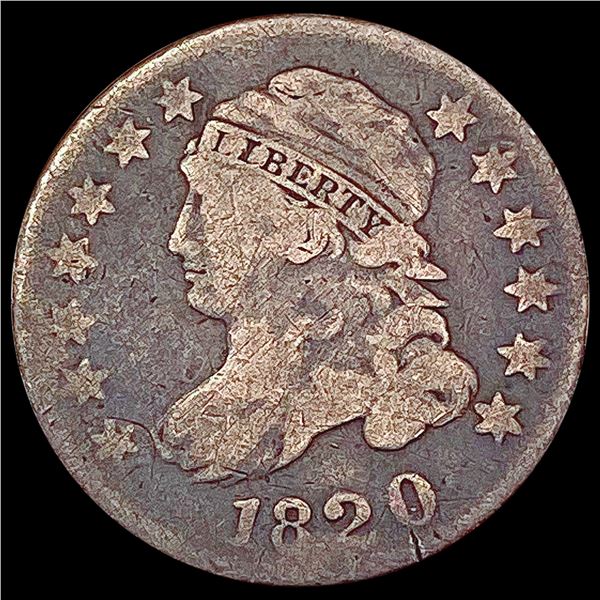 1820 Capped Bust Dime NICELY CIRCULATED