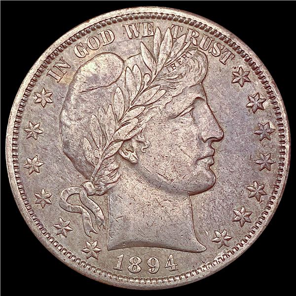 1894-O Barber Half Dollar CLOSELY UNCIRCULATED