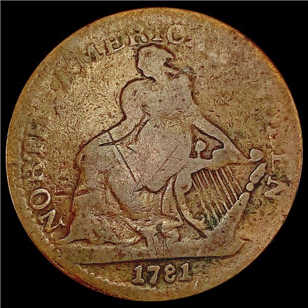 1781 Commerce Token LIGHTLY CIRCULATED