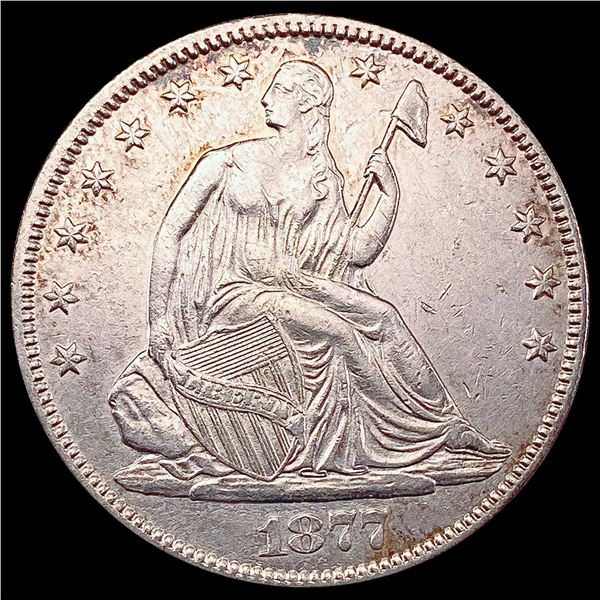 1877 Seated Liberty Half Dollar UNCIRCULATED