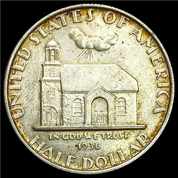 1936 Delaware Half Dollar CHOICE AU