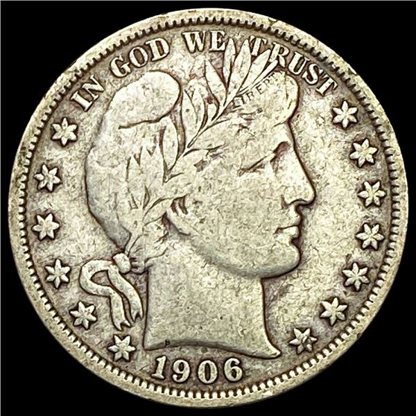 1906-O Barber Half Dollar NICELY CIRCULATED
