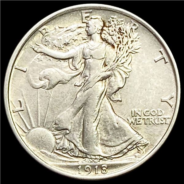 1918 Walking Liberty Half Dollar UNCIRCULATED