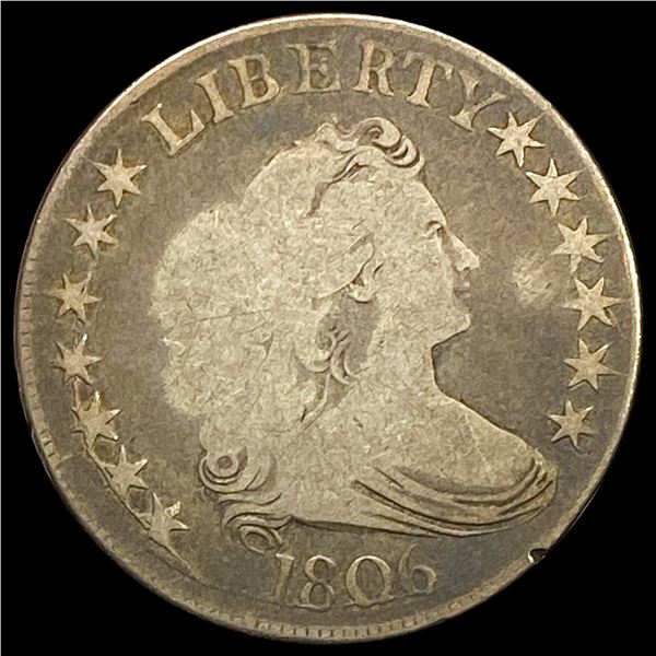 1806 Draped Bust Half Dollar NICELY CIRCULATED