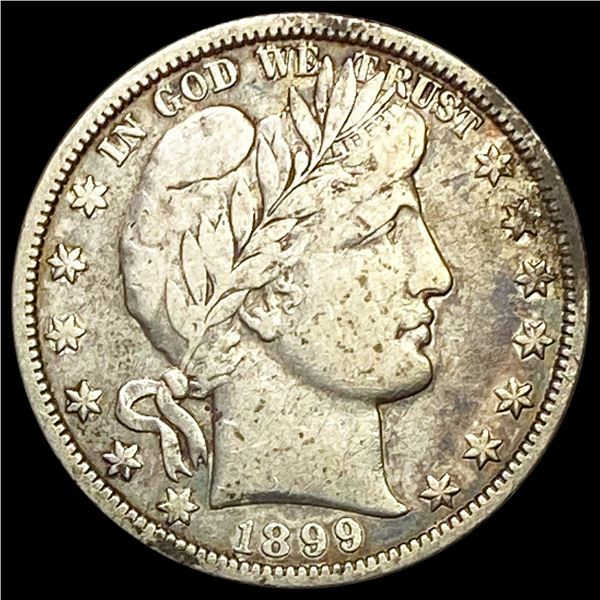 1899-O Barber Half Dollar LIGHTLY CIRCULATED