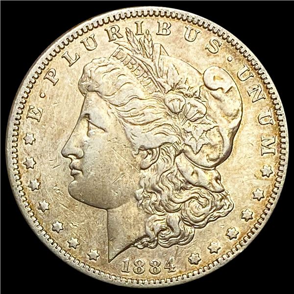 1884-S Morgan Silver Dollar NEARLY UNCIRCULATED