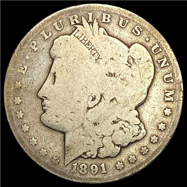 1891-CC Morgan Silver Dollar NICELY CIRCULATED