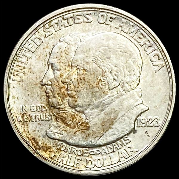 1923-S Monroe Half Dollar CHOICE AU