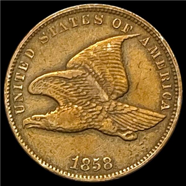 1858 Flying Eagle Cent CLOSELY UNCIRCULATED