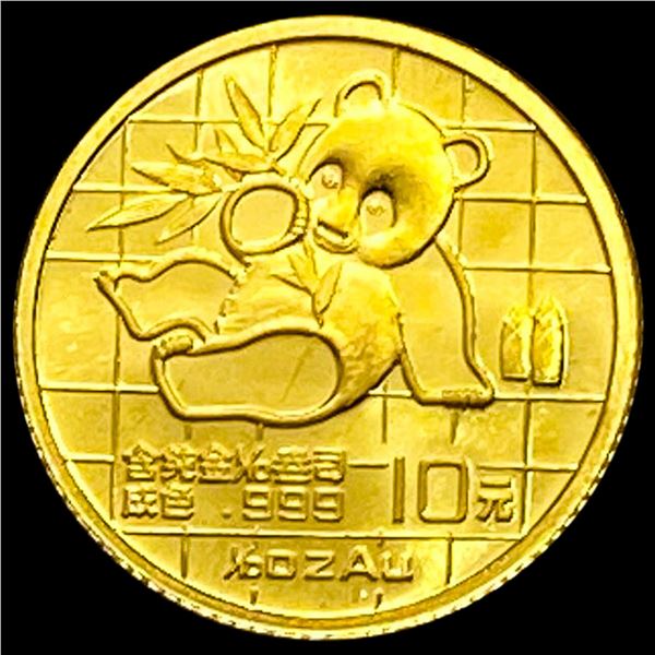 1989 Chinese 1/10oz Gold Panda GEM PROOF