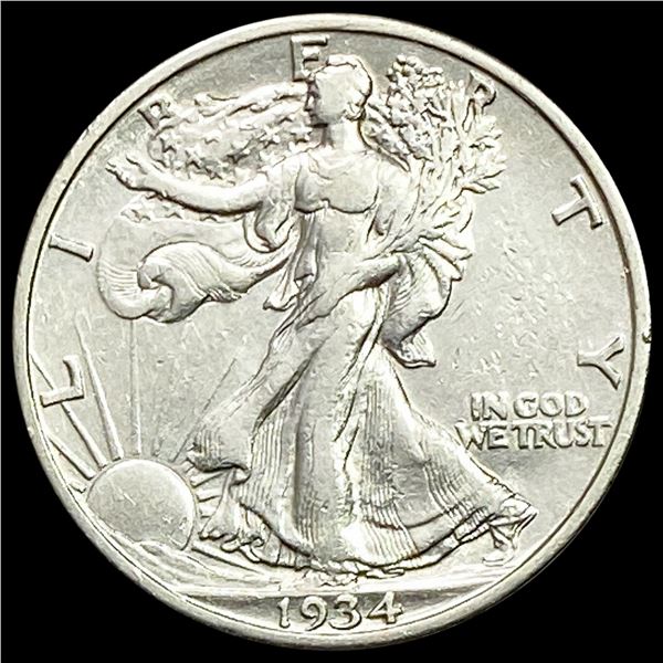 1934-S Walking Liberty Half Dollar CLOSELY UNCIRCULATED