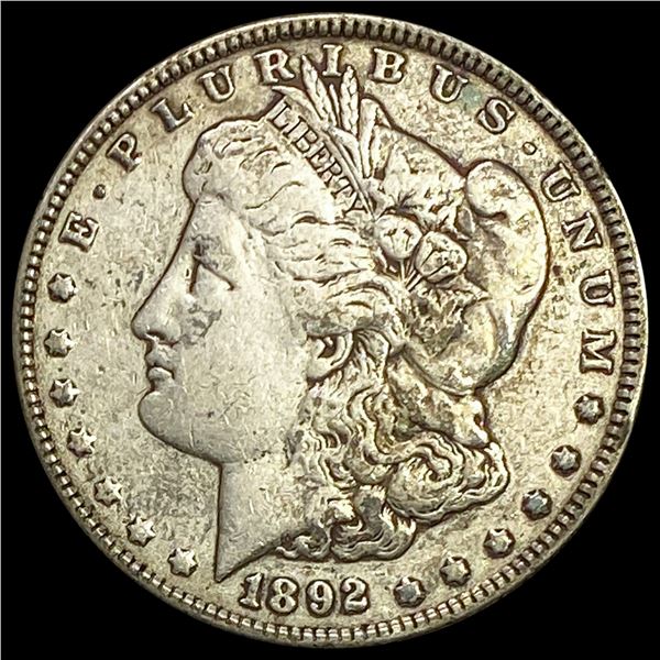 1892 Morgan Silver Dollar LIGHTLY CIRCULATED