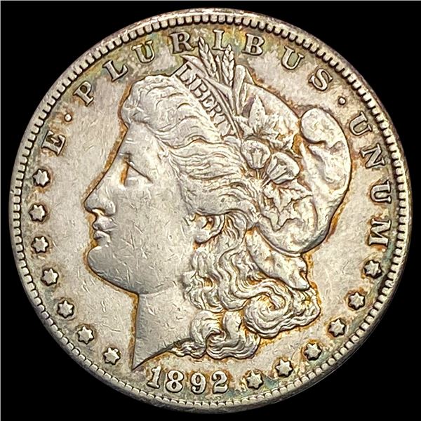 1892-CC Morgan Silver Dollar LIGHTLY CIRCULATED
