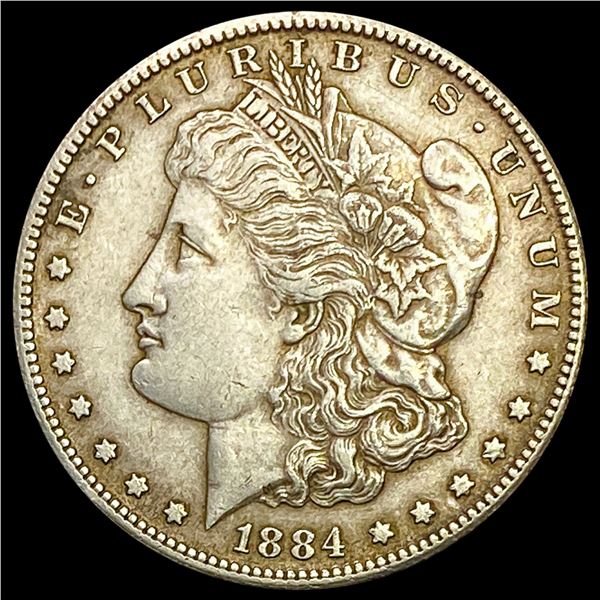 1884-CC Morgan Silver Dollar NEARLY UNCIRCULATED