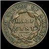 Image 2 : 1828 Classic Head Half Cent CLOSELY UNCIRCULATED