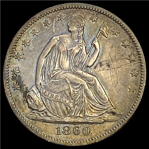 1860-O Seated Liberty Half Dollar UNCIRCULATED