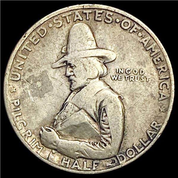 1920 Pilgrim Half Dollar LIGHTLY CIRCULATED