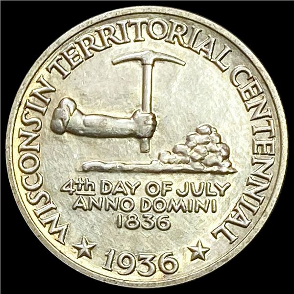 1936 Wisconsin Half Dollar UNCIRCULATED