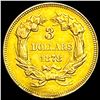 Image 2 : 1878 $3 Gold Piece HIGH GRADE