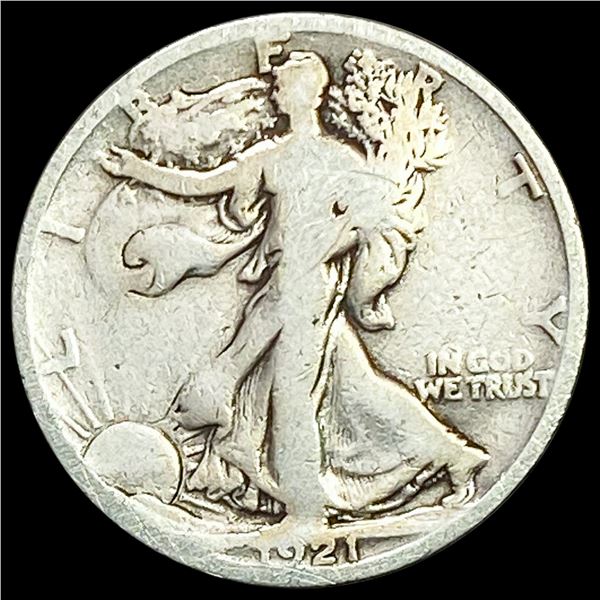 1921-D Walking Liberty Half Dollar NICELY CIRCULATED