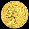 Image 1 : 1908 $2.50 Gold Quarter Eagle CLOSELY UNCIRCULATED