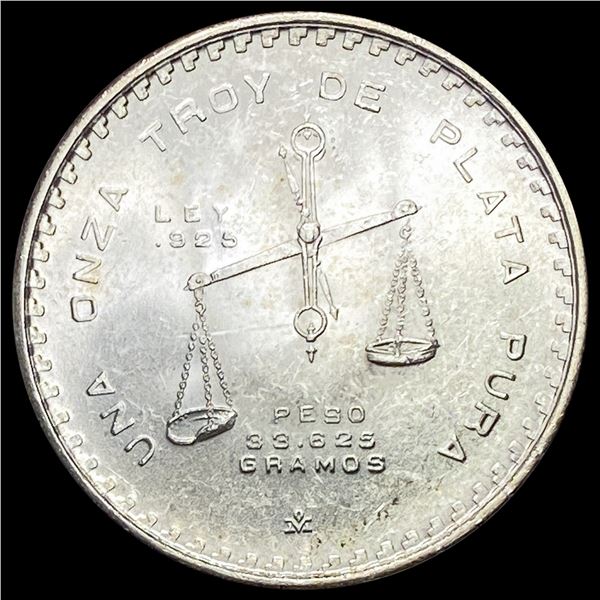1978 Mexico Una Onza Silver GEM BU