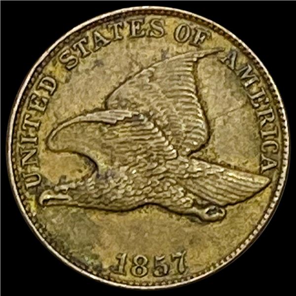 1857 Flying Eagle Cent CLOSELY UNCIRCULATED