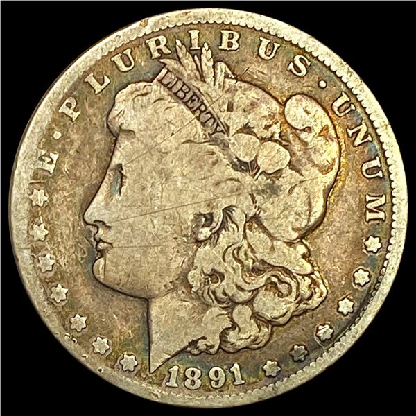 1891-CC Morgan Silver Dollar NICELY CIRCULATED