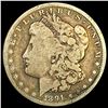 Image 1 : 1891-CC Morgan Silver Dollar NICELY CIRCULATED