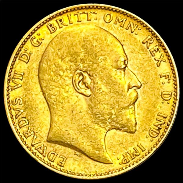 1903 Gr. Britain Gold Sovereign 0.2355oz CLOSELY UNCIRCULATED