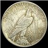 Image 2 : 1921 Silver Peace Dollar NICELY CIRCULATED