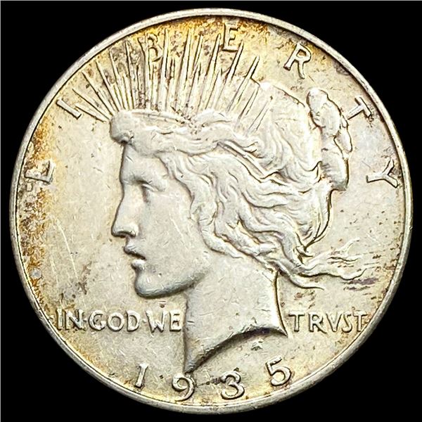 1935-S Silver Peace Dollar CLOSELY UNCIRCULATED